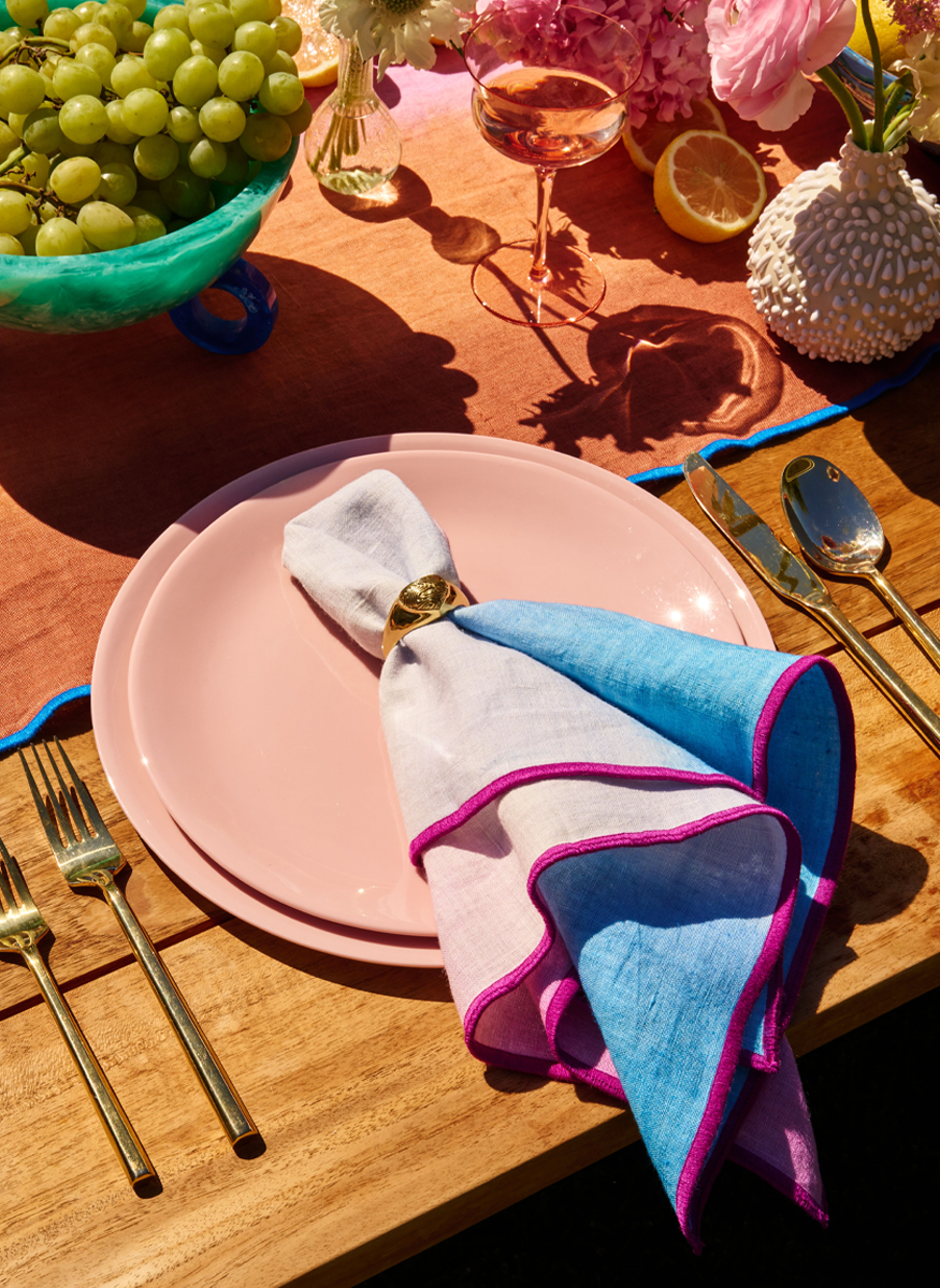 Ombre Dinner Napkins, Set of 8 - EMILY P. WHEELER