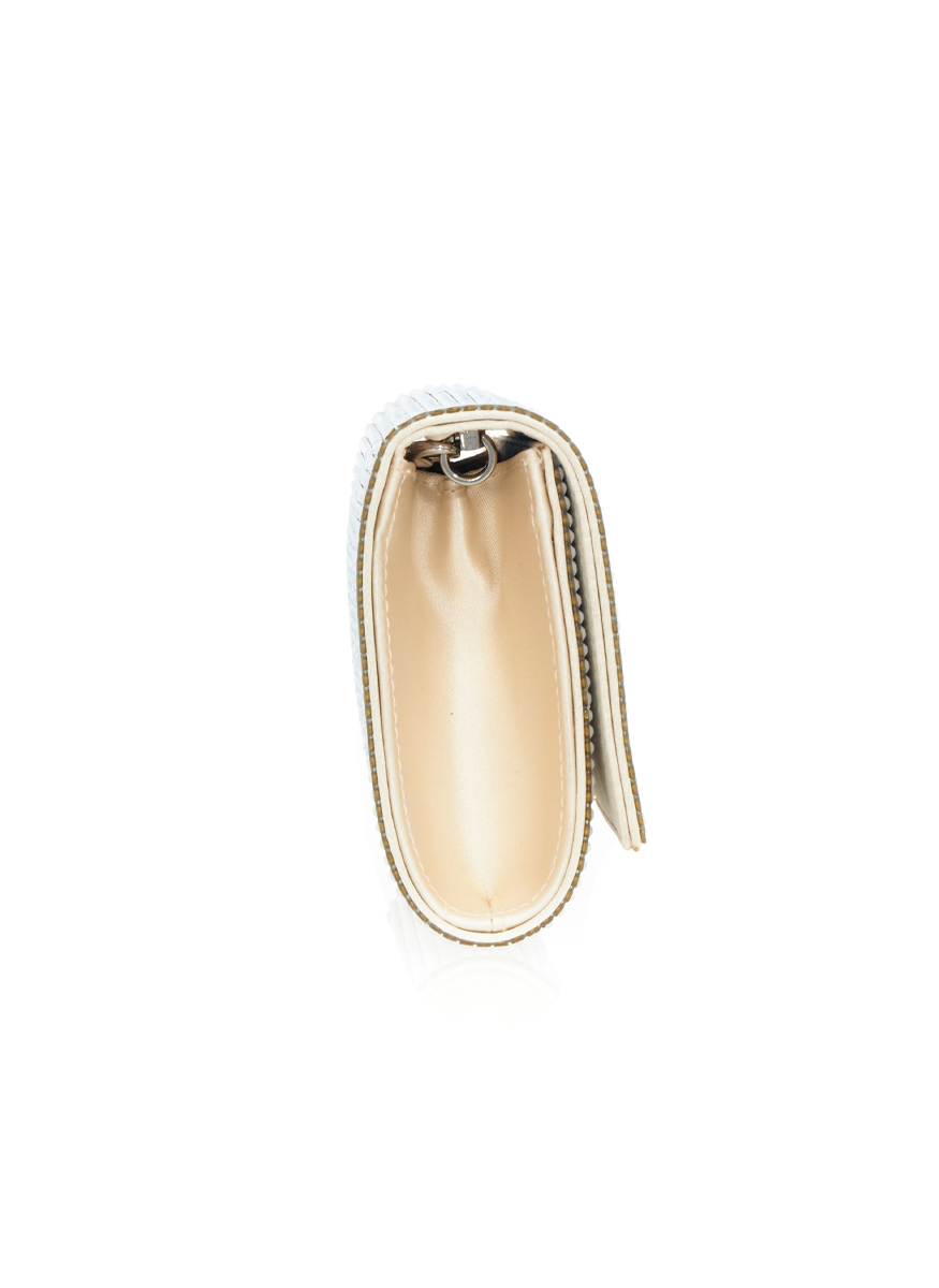 Fizzy Fullbead Clutch in Opal - Judith Leiber Couture