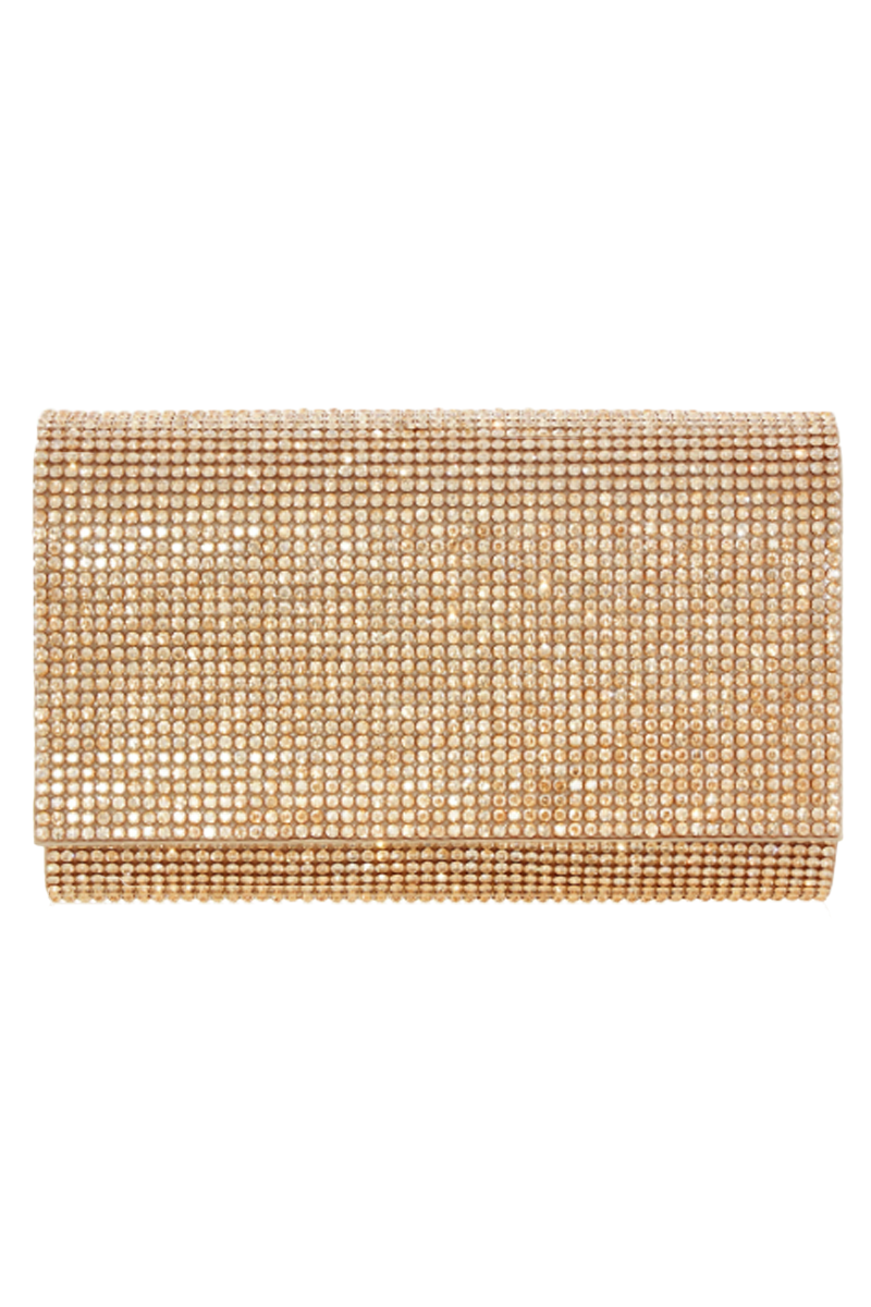Fizzyx Crystal Clutch in Champange