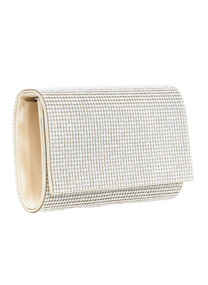 Fizzy Crystal Clutch in Opal