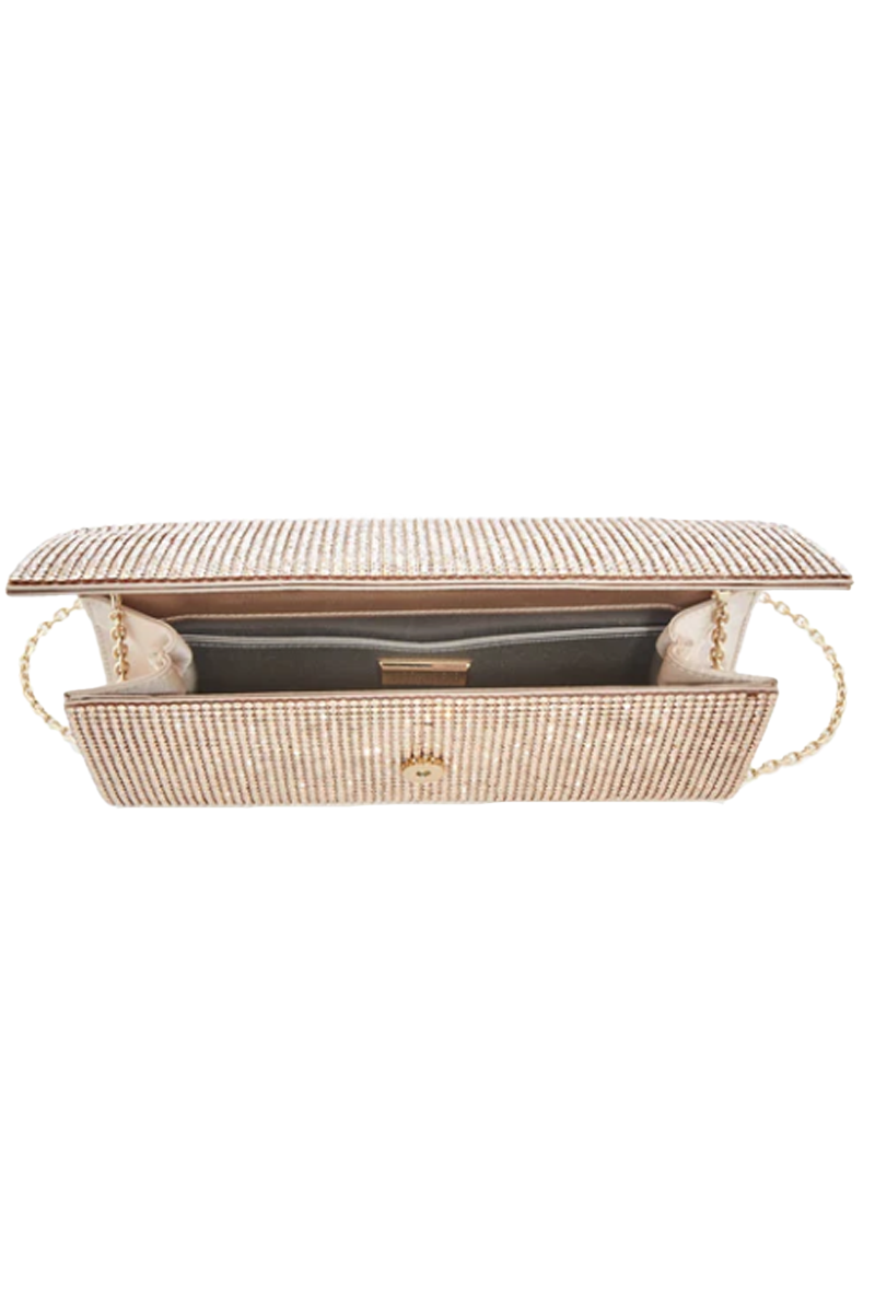 Perry Crystal Clutch in Prosecco
