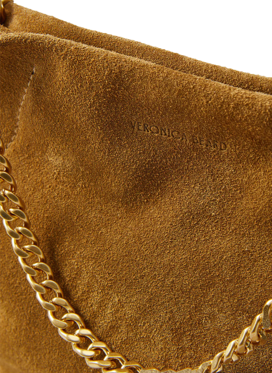 Small Suede Slouch Shoulder Bag - Veronica Beard