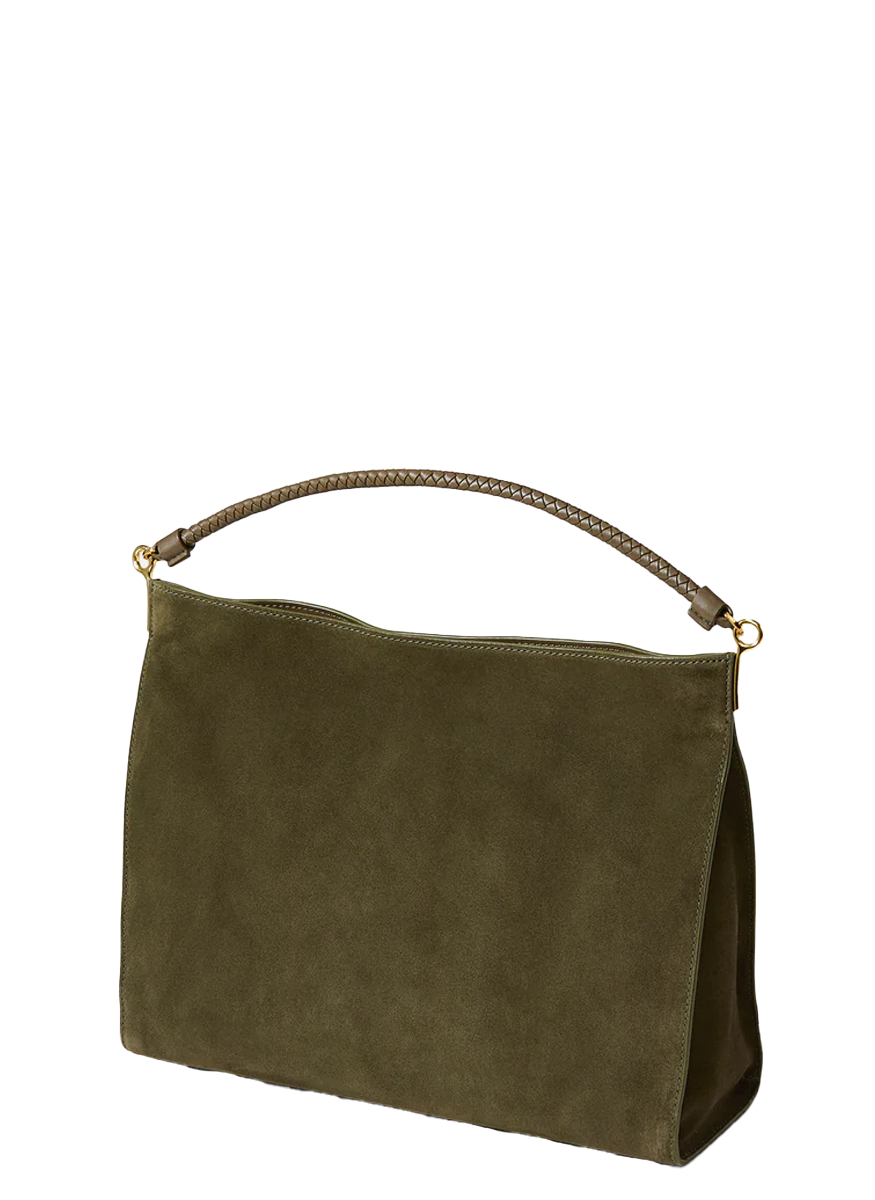 Suede Vida Shoulder Bag - Veronica Beard