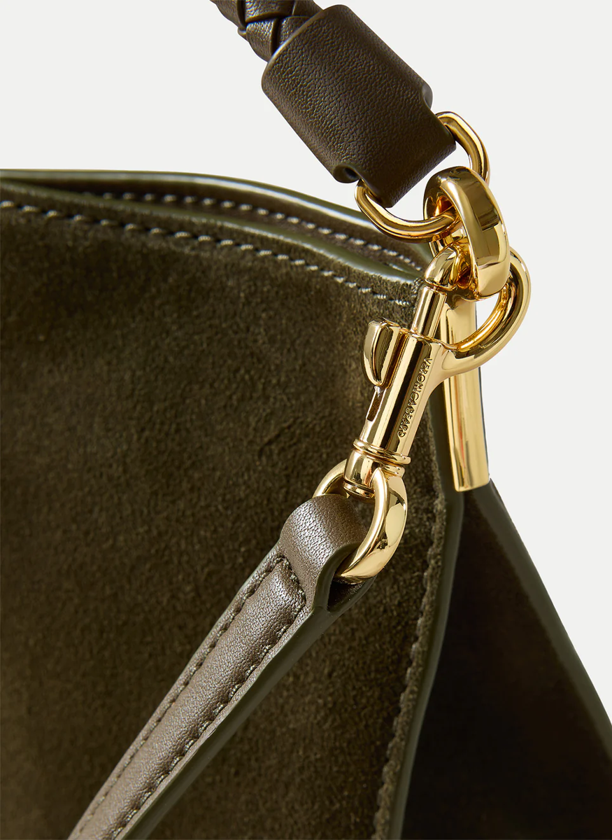 Suede Vida Shoulder Bag - Veronica Beard