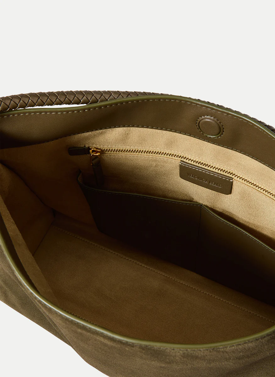 Suede Vida Shoulder Bag - Veronica Beard
