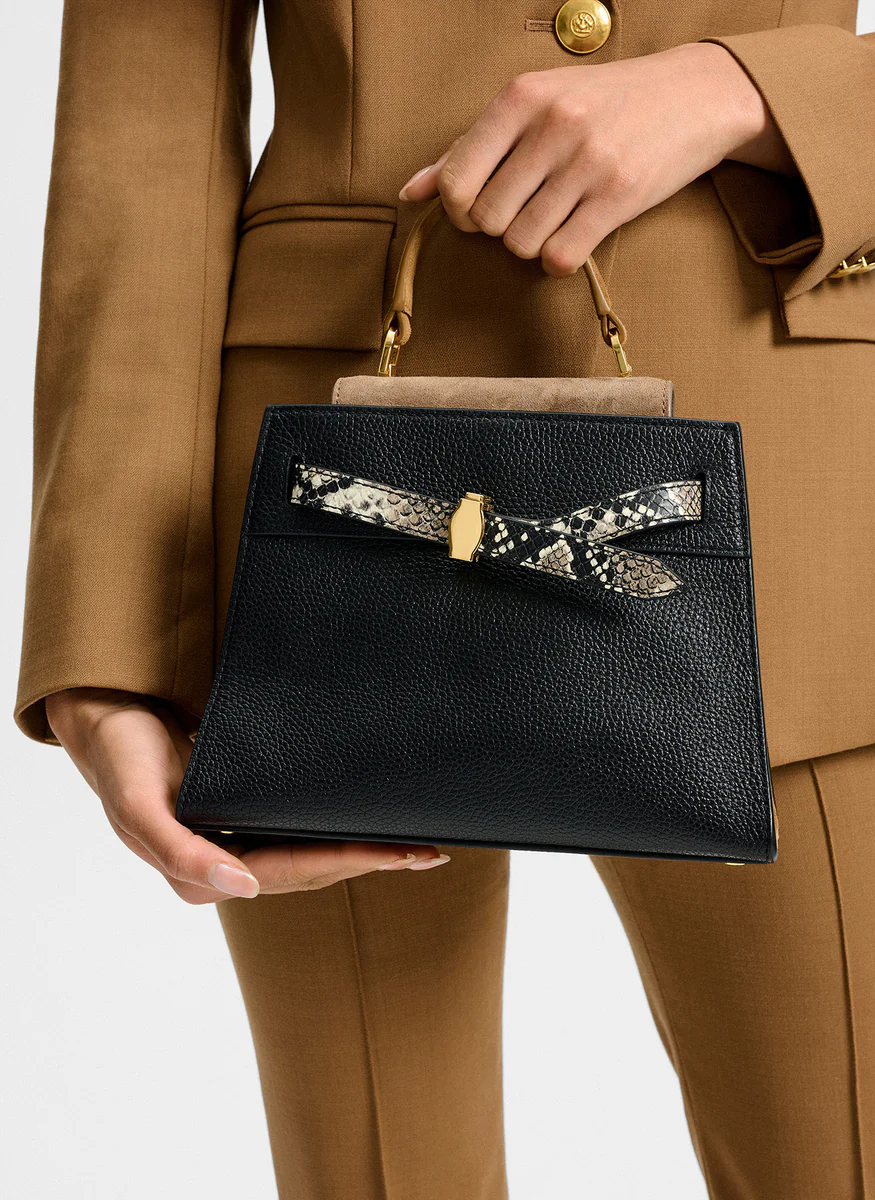 Dash Top Handle Bag in Black Multi