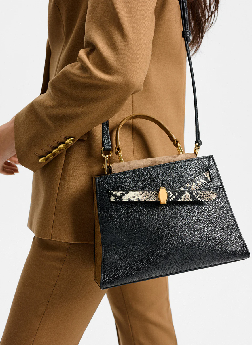 Dash Top Handle Bag in Black Multi - Veronica Beard