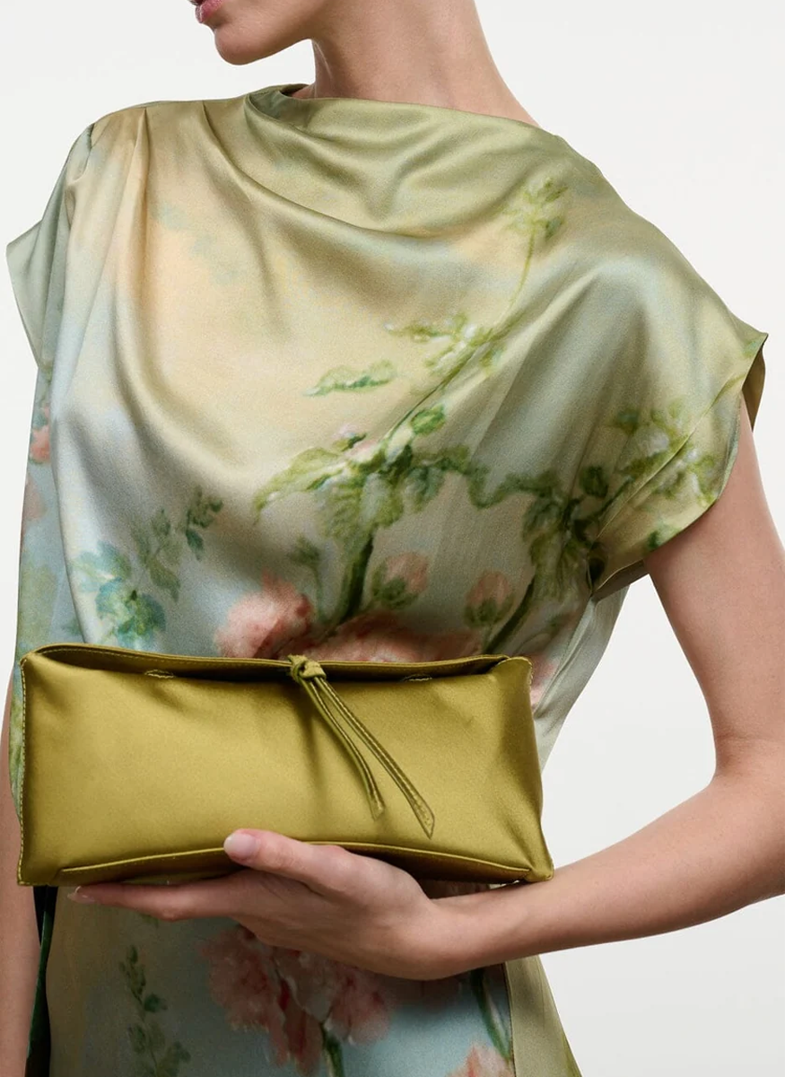 Eve Clutch in Wasabi - STAUD
