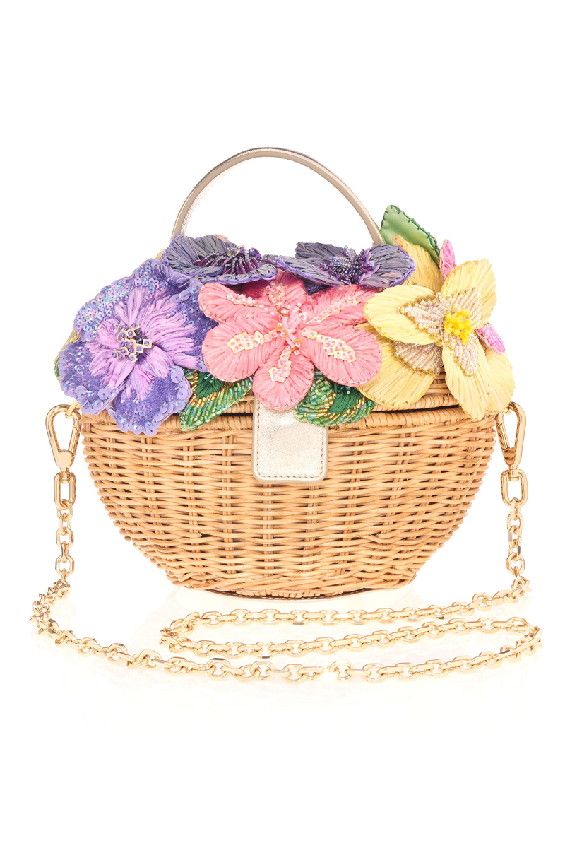 Dorothy Basket Flower Bouquet Natural