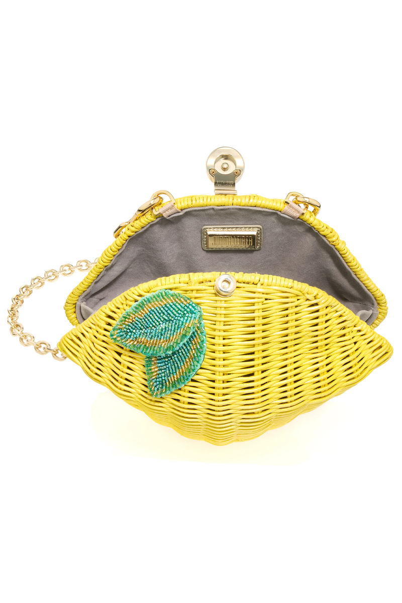 Lemon Basket Citrus Handbag - Judith Leiber Couture