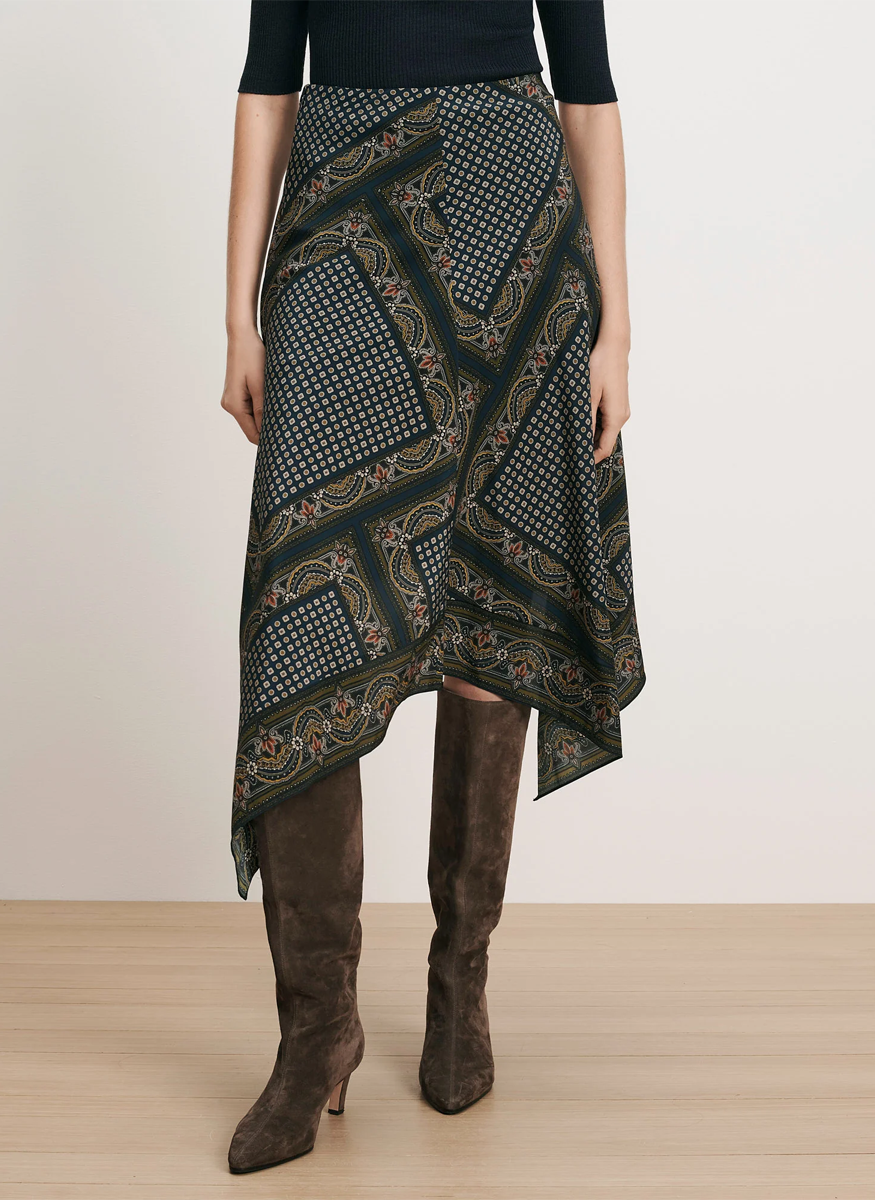 Hartley Assymetric Skirt - Veronica Beard