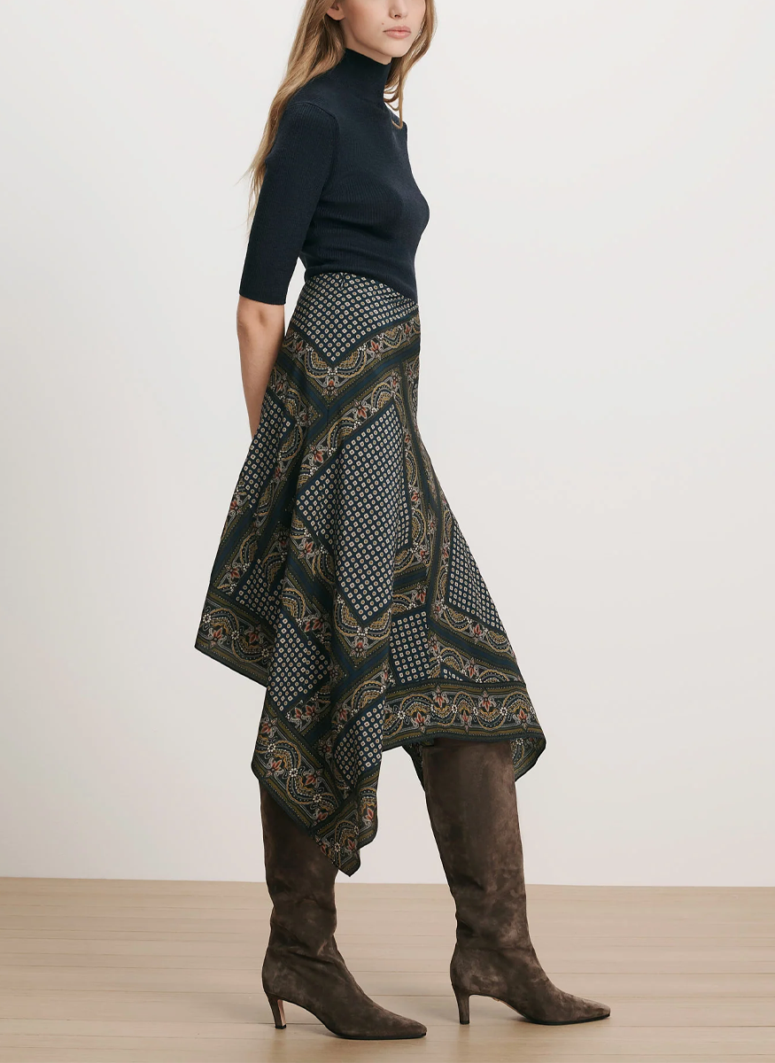 Hartley Assymetric Skirt - Veronica Beard