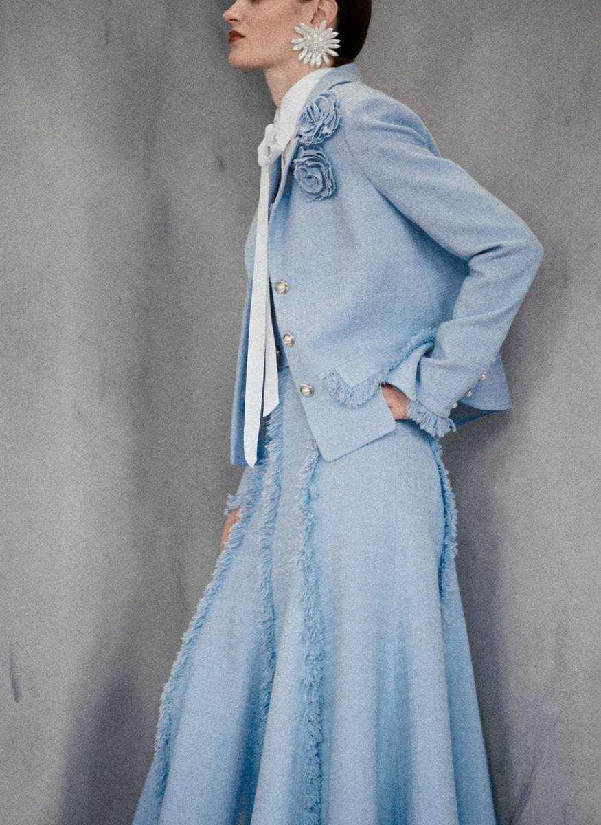 Isobel Jacket & Ellen Midi Skirt - Huishan Zhang