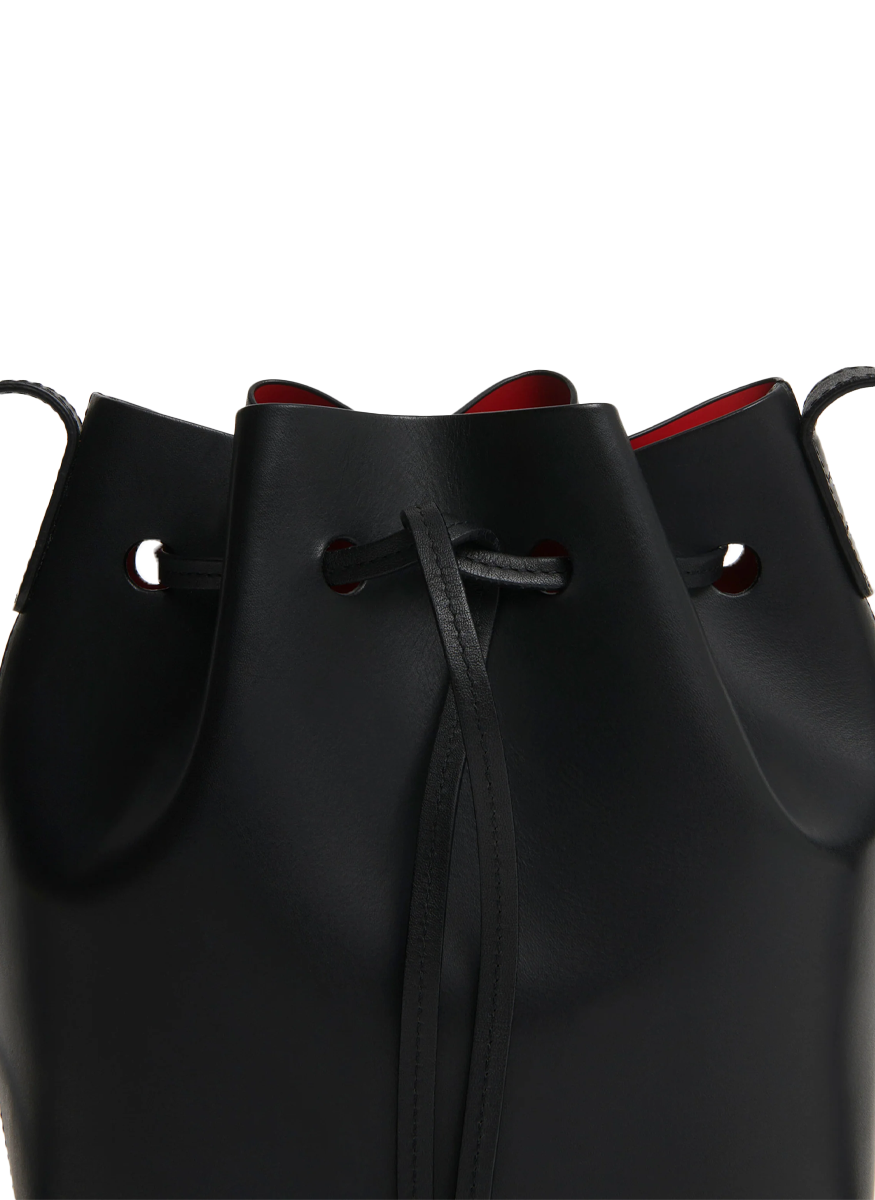 Mini Bucket in Black Leather - Mansur Gavriel