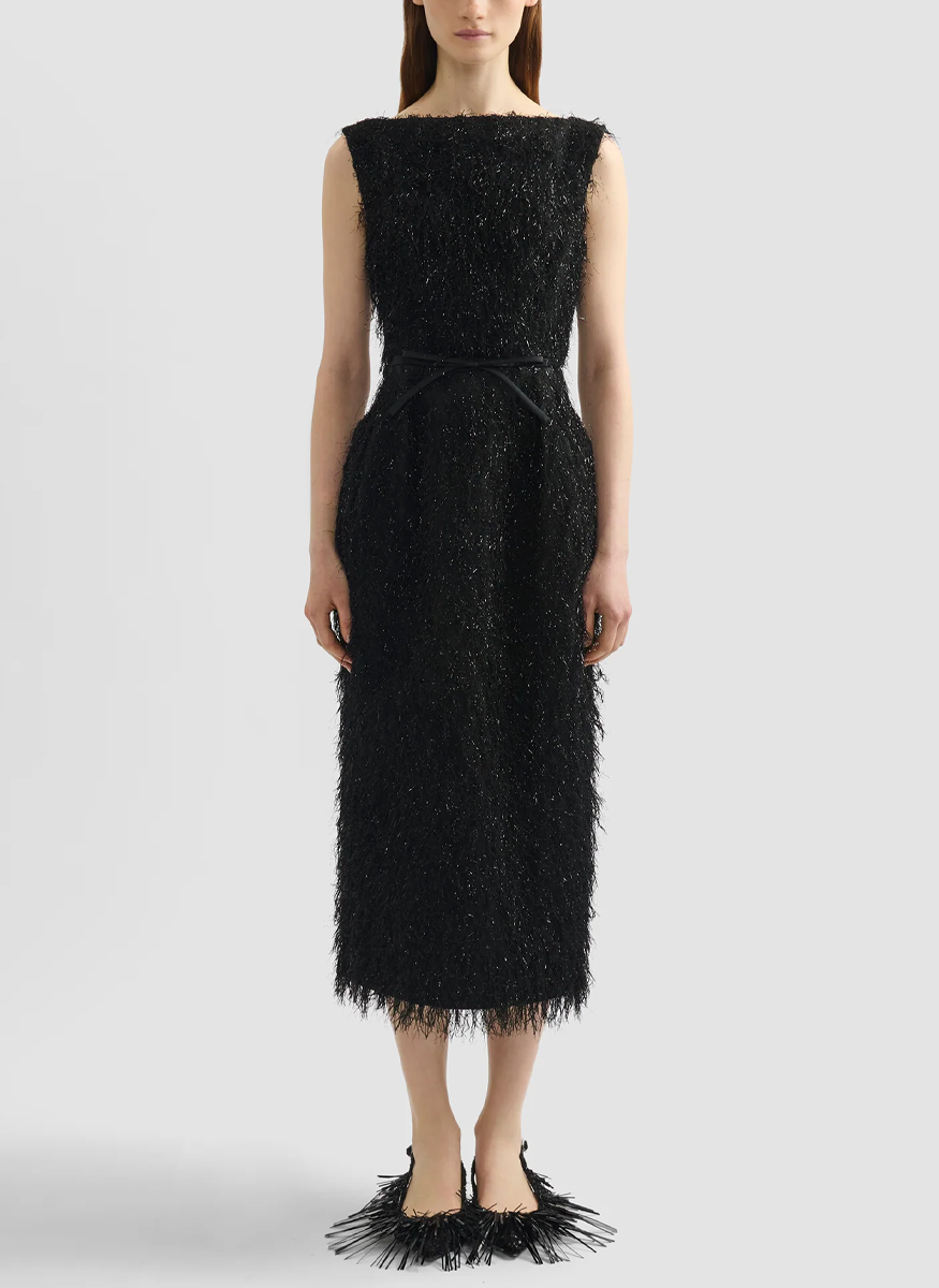 Lurex Fil Coupé Midi Dress - Erdem