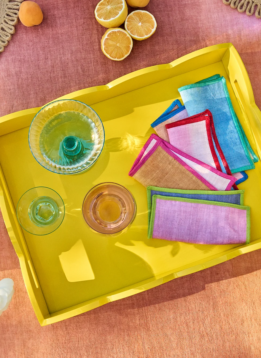 Ombre Cocktail Napkins, Set of 8 - EMILY P. WHEELER