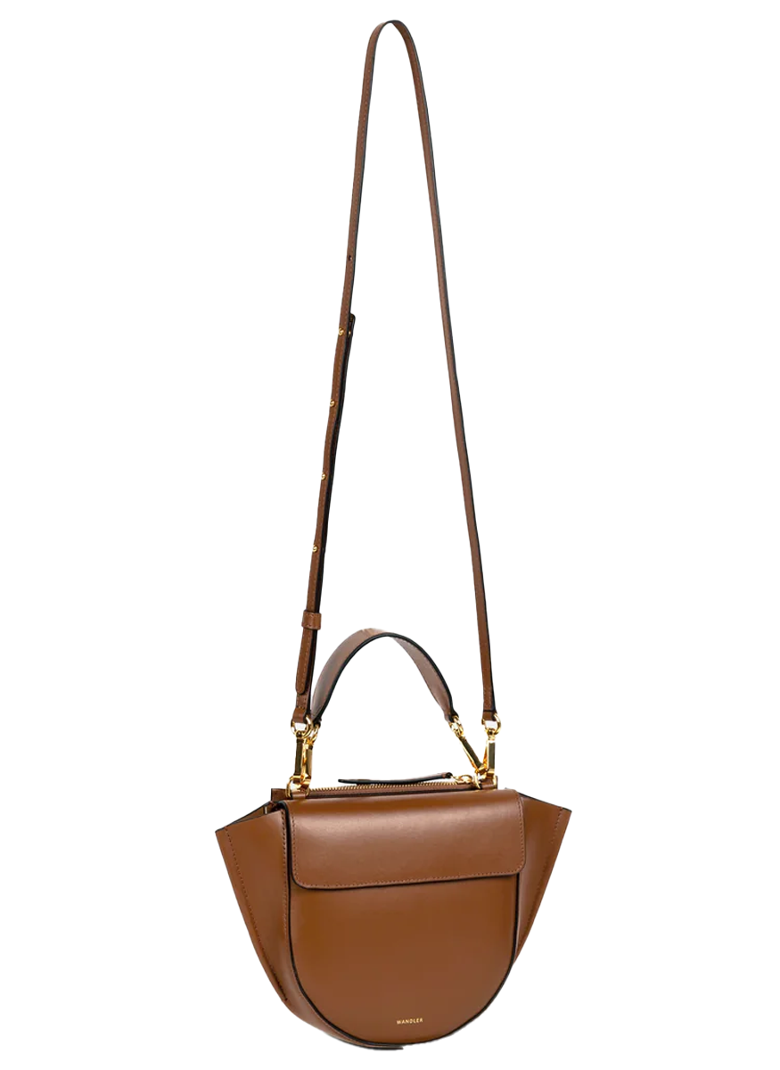 Hortensia Mini Top Handle Bag in Saddle Leather - Wandler