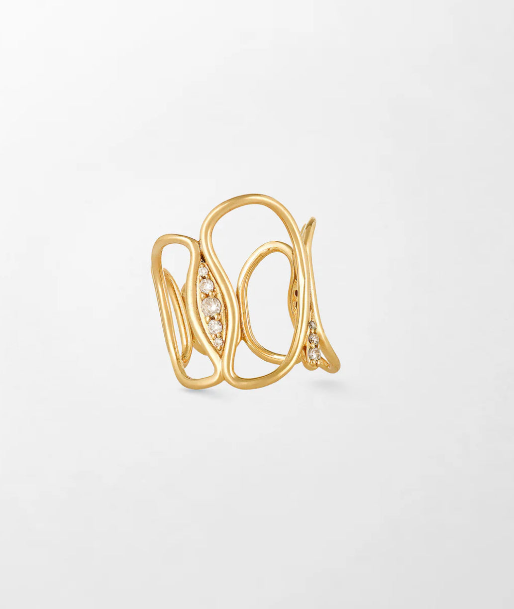 Fluid Diamonds Chain Ring