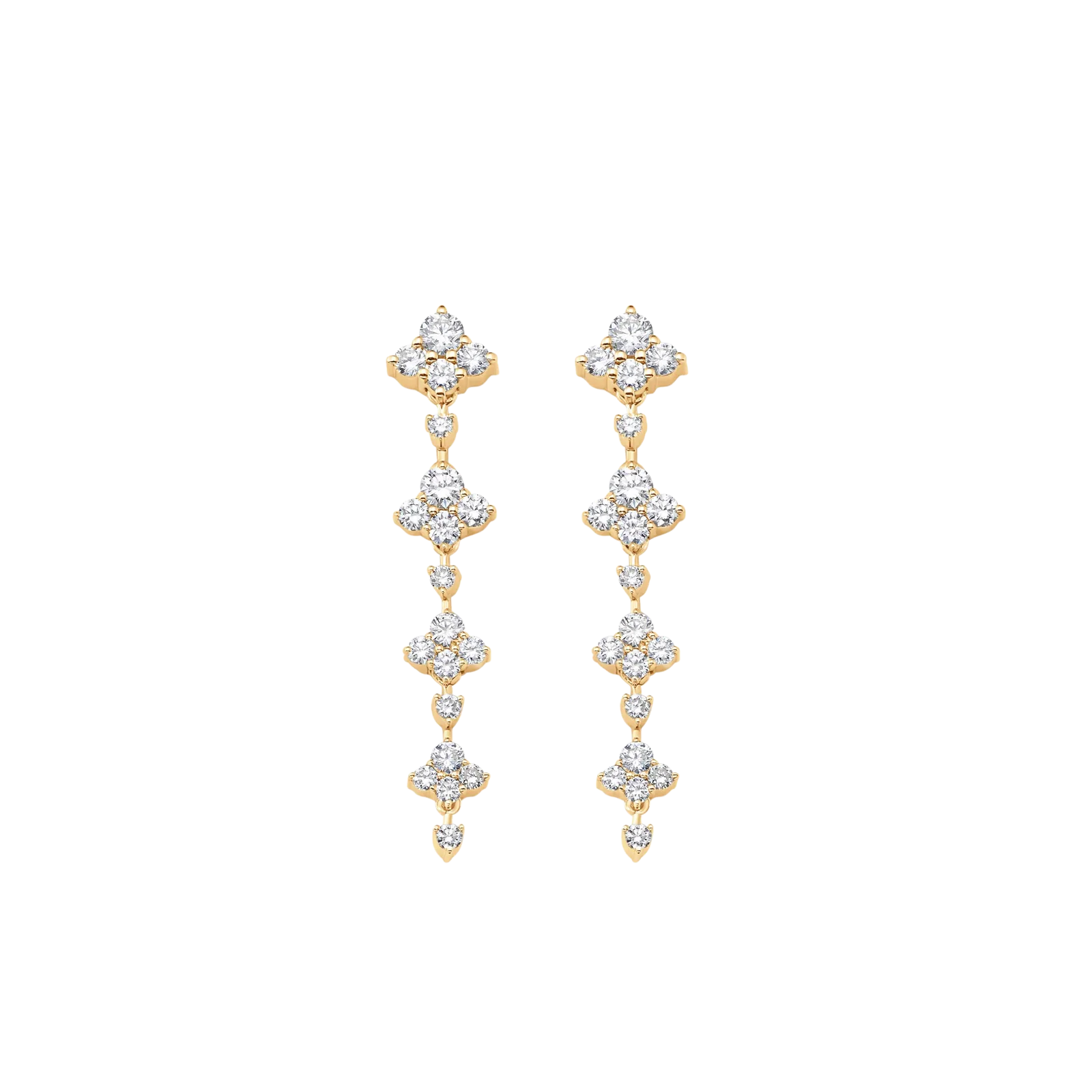 Dujour Four-Diamond Earrings