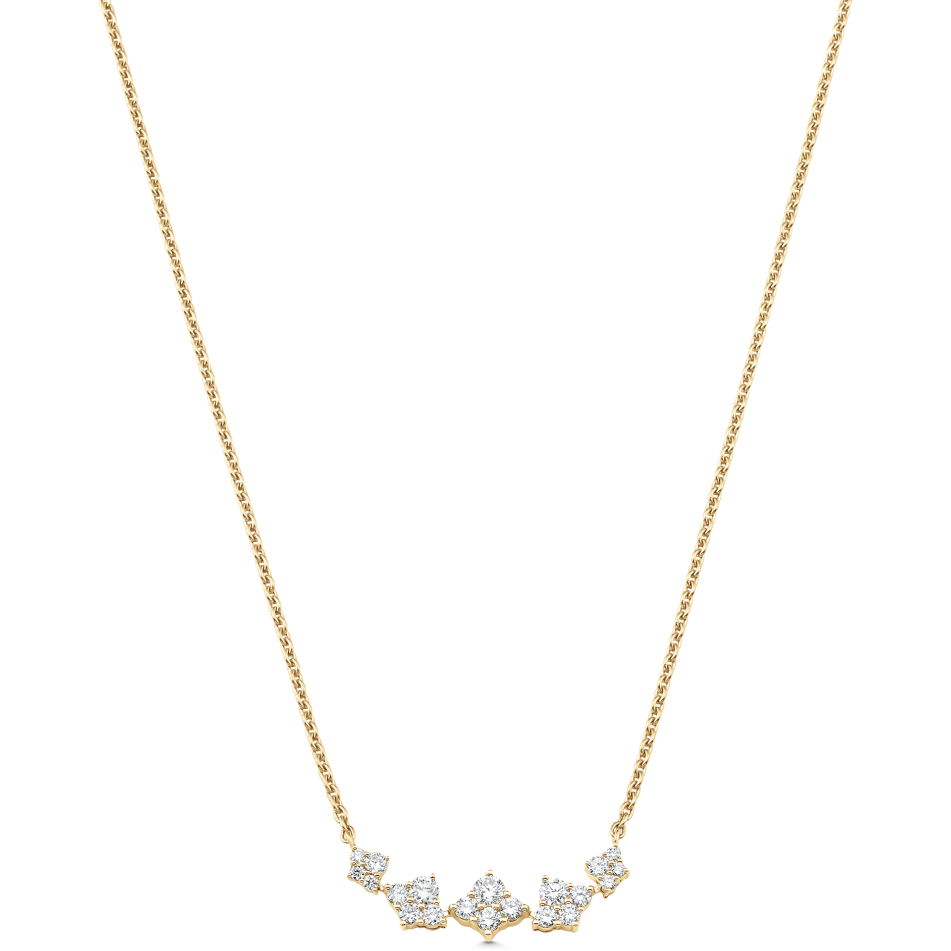 Dujour Graduated Cluster Necklace