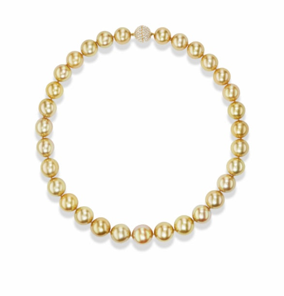 Golden South Sea Pearl Necklace