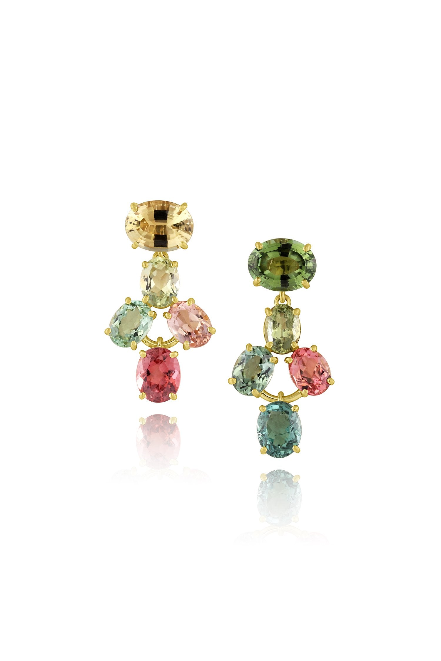 “Amal Drop” Tourmaline Earrings
