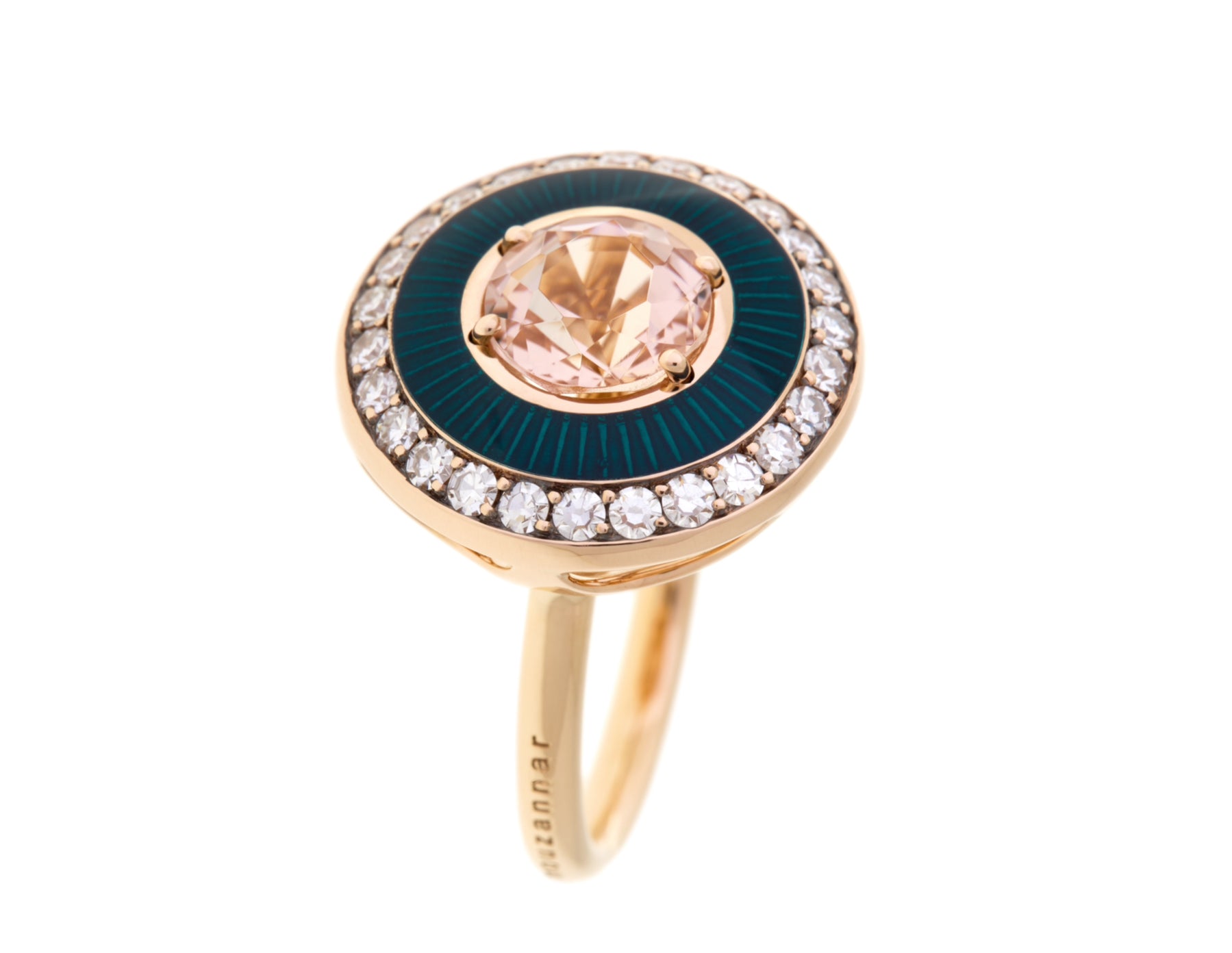 Mina Morganite Ring, Petrol