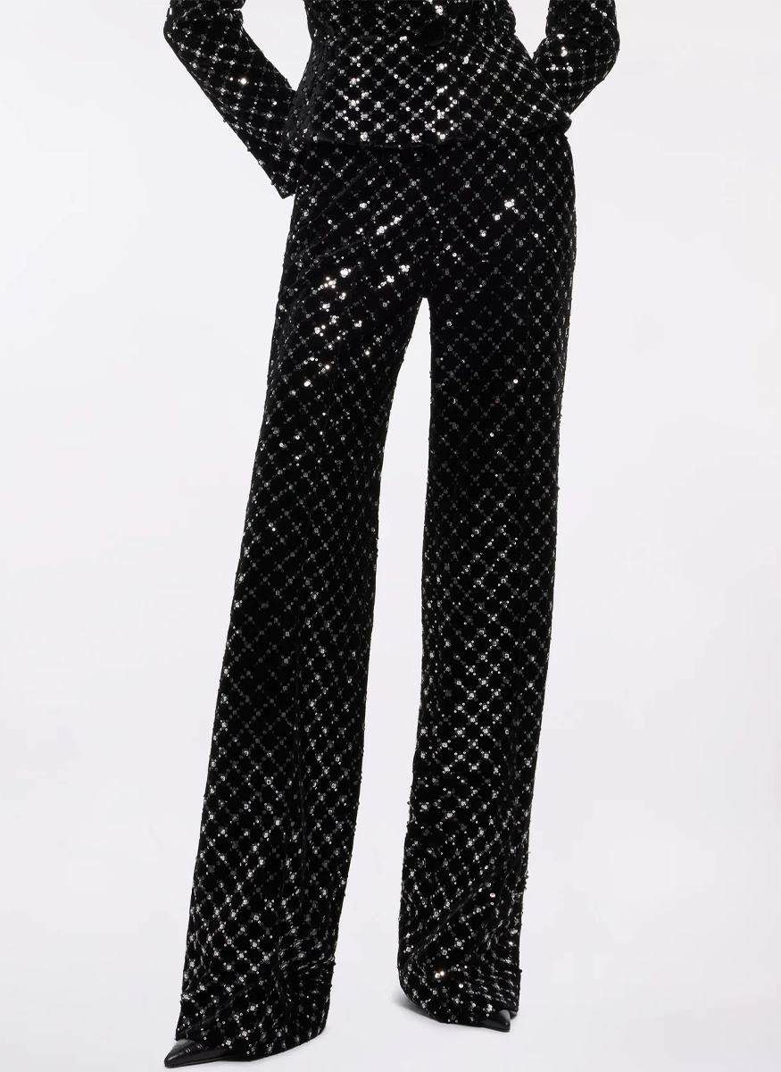 Embroidered Velvet Suit - Elie Saab