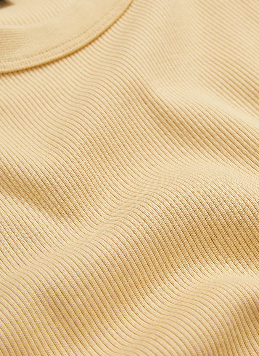 Cropped Jordyn Tank in Yellow - Veronica Beard