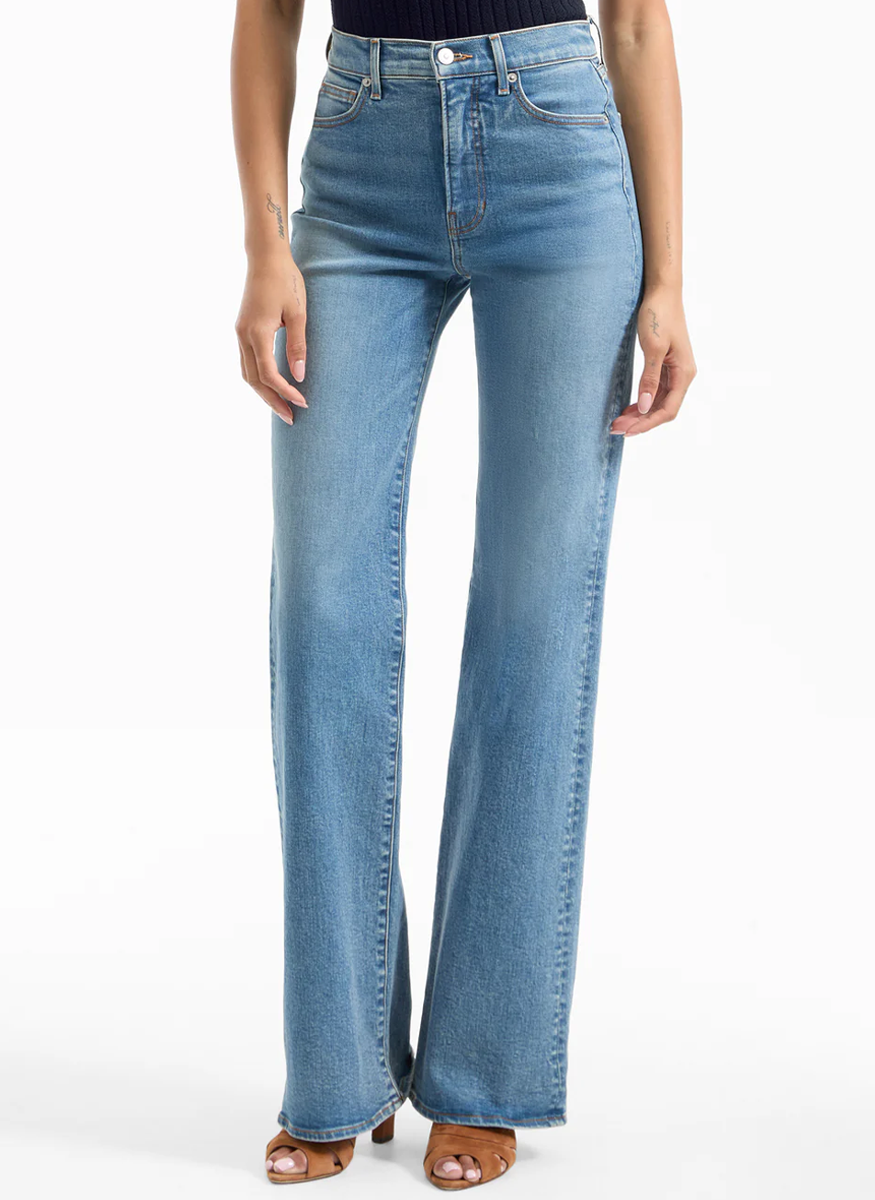 Crosbie Slim Wide-Leg Jean - Veronica Beard