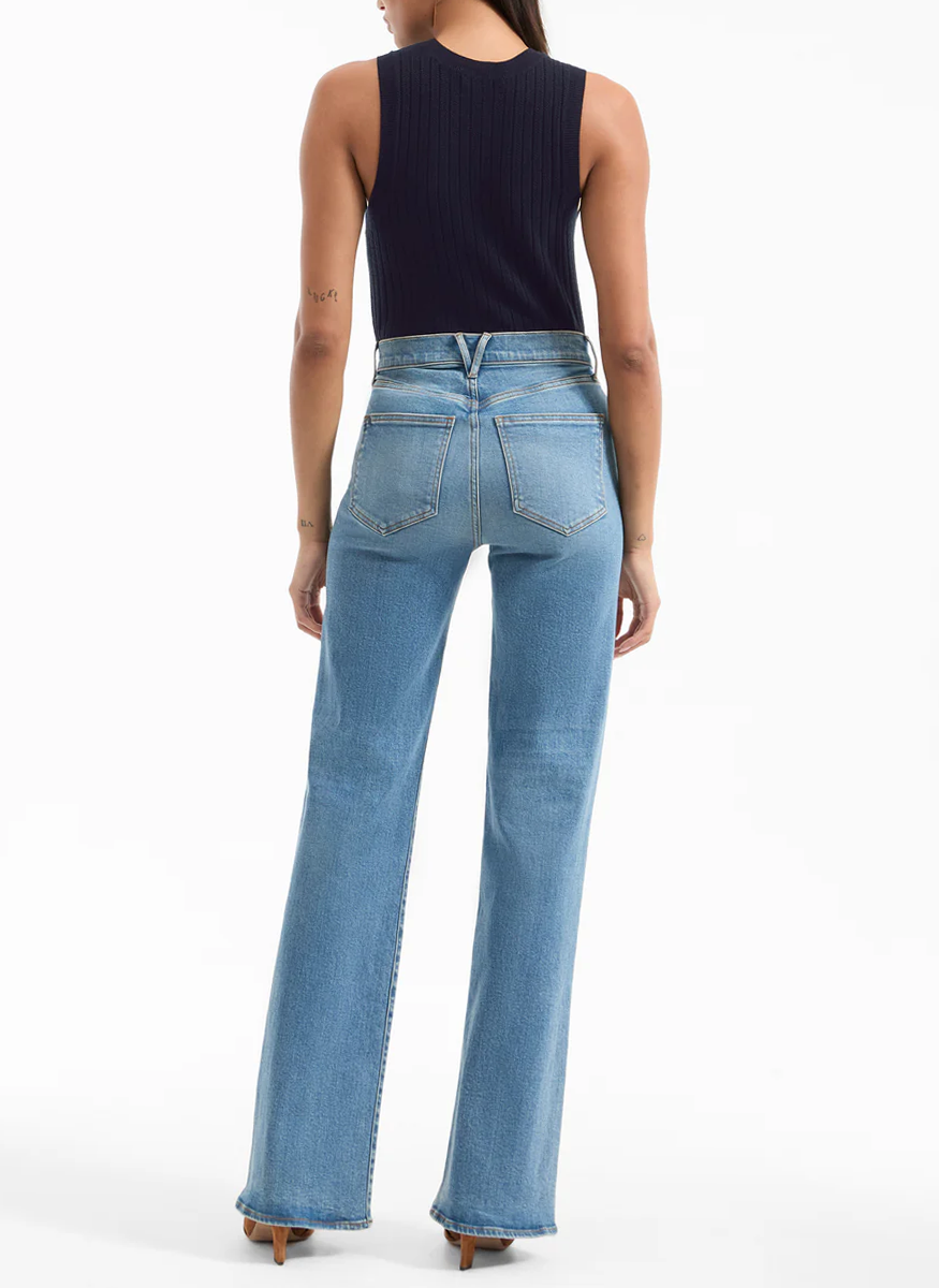 Crosbie Slim Wide-Leg Jean - Veronica Beard