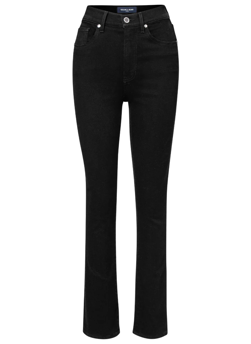 Lydia High Rise Ultra-Slim Jean in Onyx