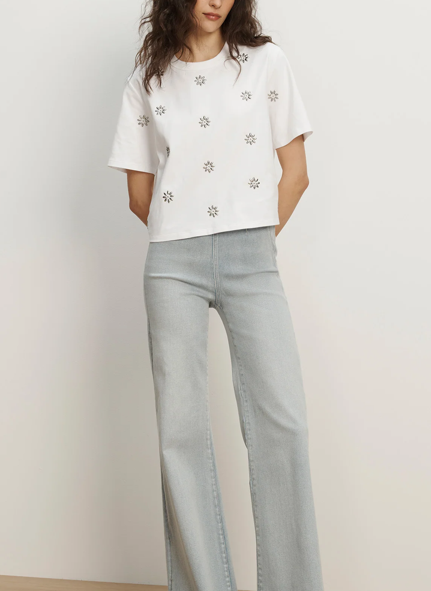 Sebastian Embellished T-Shirt - Veronica Beard