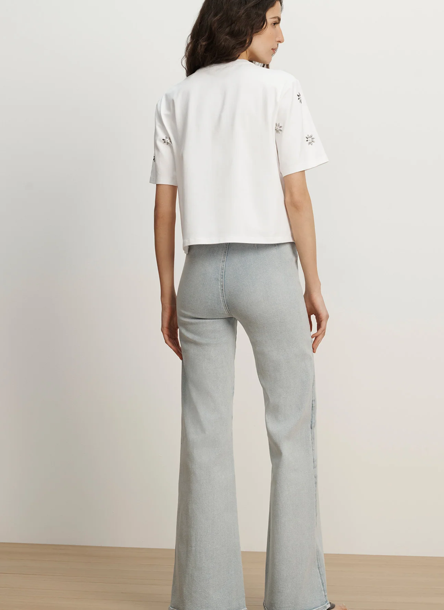 Sebastian Embellished T-Shirt - Veronica Beard