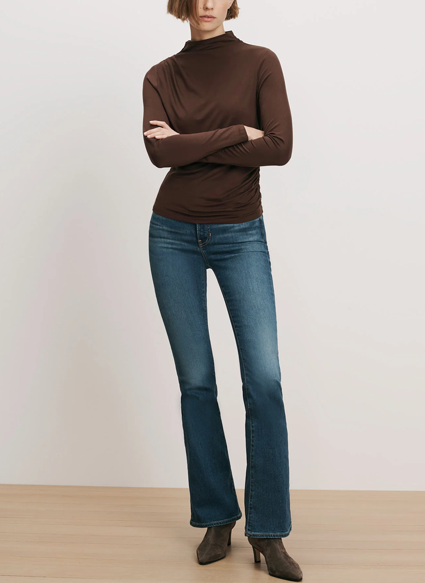 Mylie Mock-Neck Top - Veronica Beard