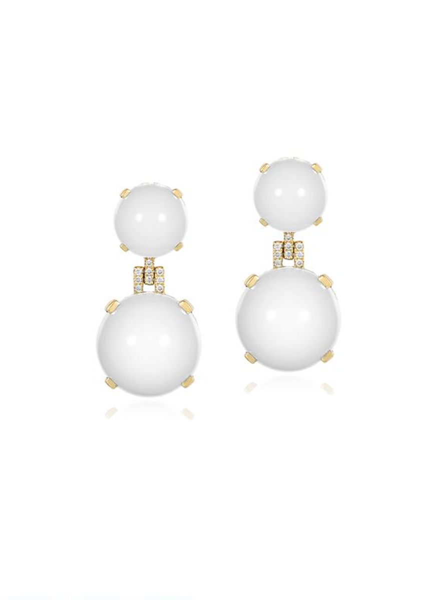 'Rock-n-Roll' Moonquartz Earrings