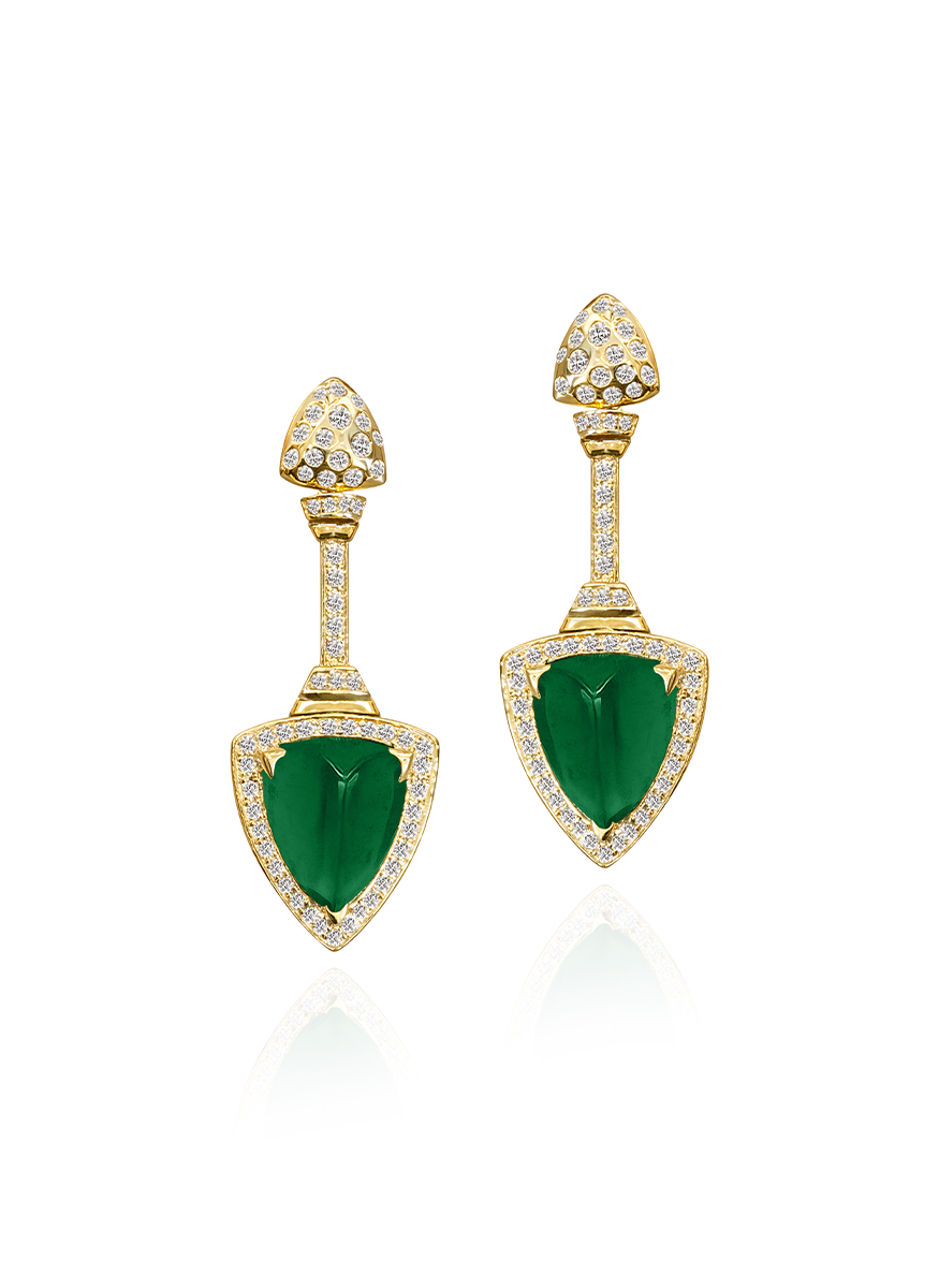 G-One Emerald Earrings