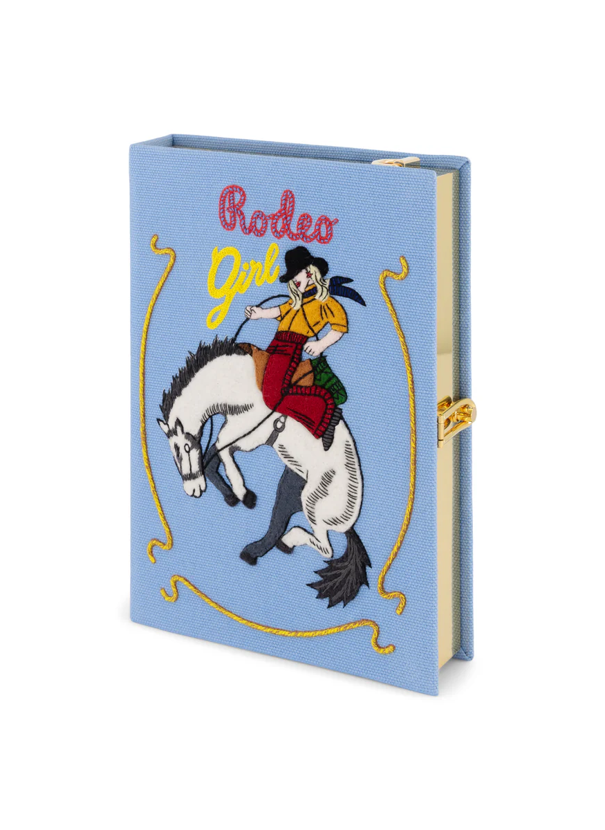 Rodeo Girl Book Clutch with Strap - Olympia Le-Tan