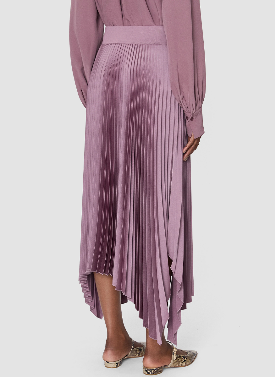 Ade Knit Weave Plissé Skirt - Joseph