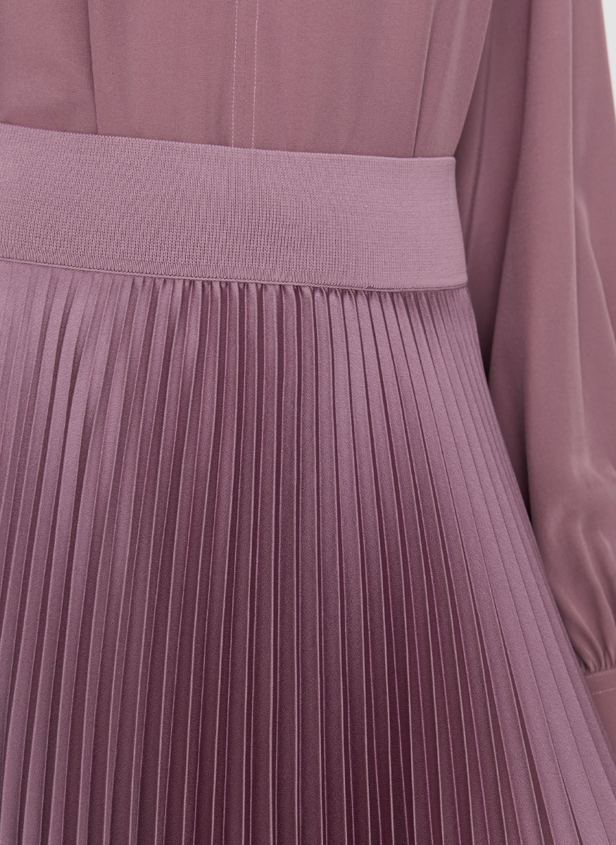 Ade Knit Weave Plissé Skirt - Joseph