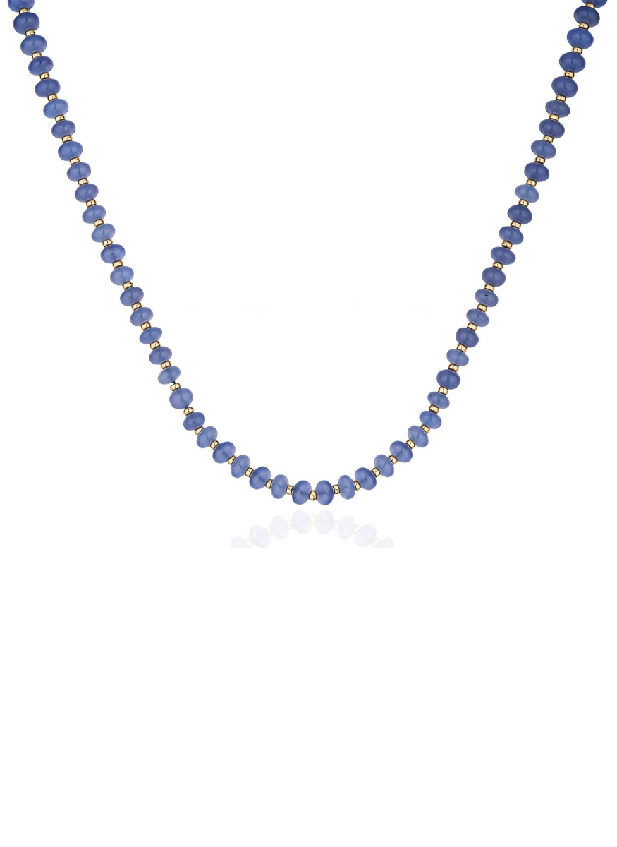 Chalcedony Bead Necklace