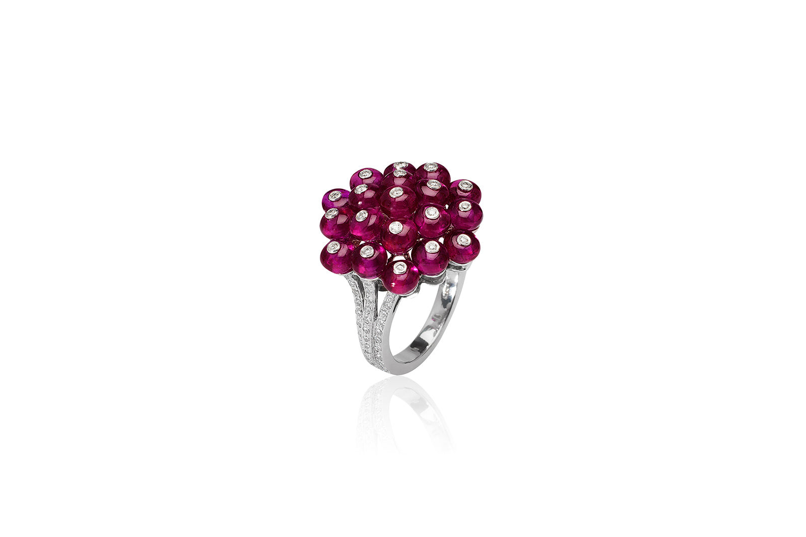 Ruby Cluster Ring