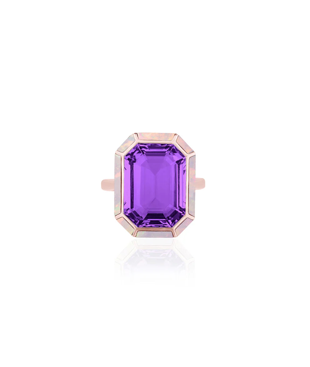 Melange Amethyst Ring