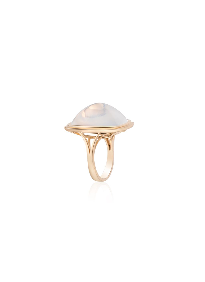 Rock-N-Roll Moonquartz Ring - Goshwara
