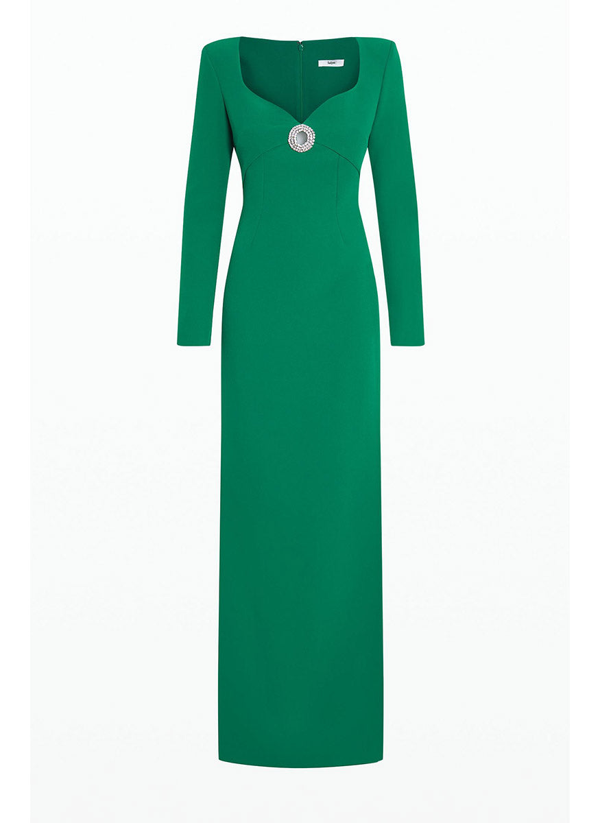 Zhad Gown in Marmont Heavy Crepe – Elizabeth Anthony