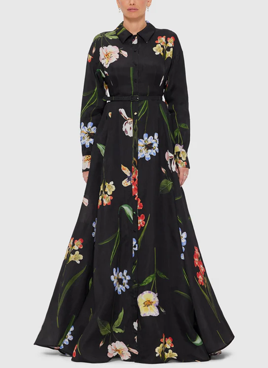 Josephine Silk Gown - Leo Lin
