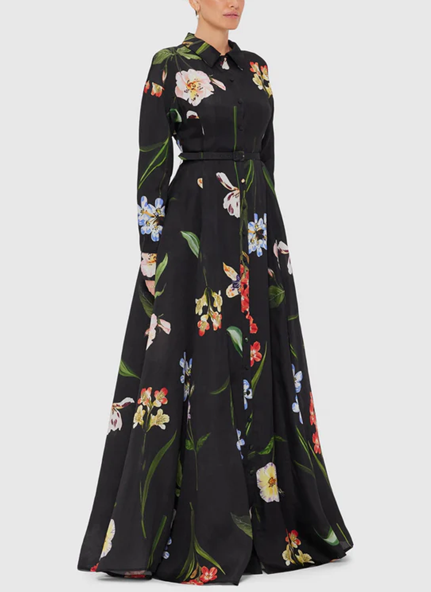 Josephine Silk Gown - Leo Lin
