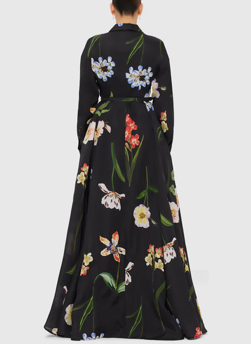 Josephine Silk Gown - Leo Lin