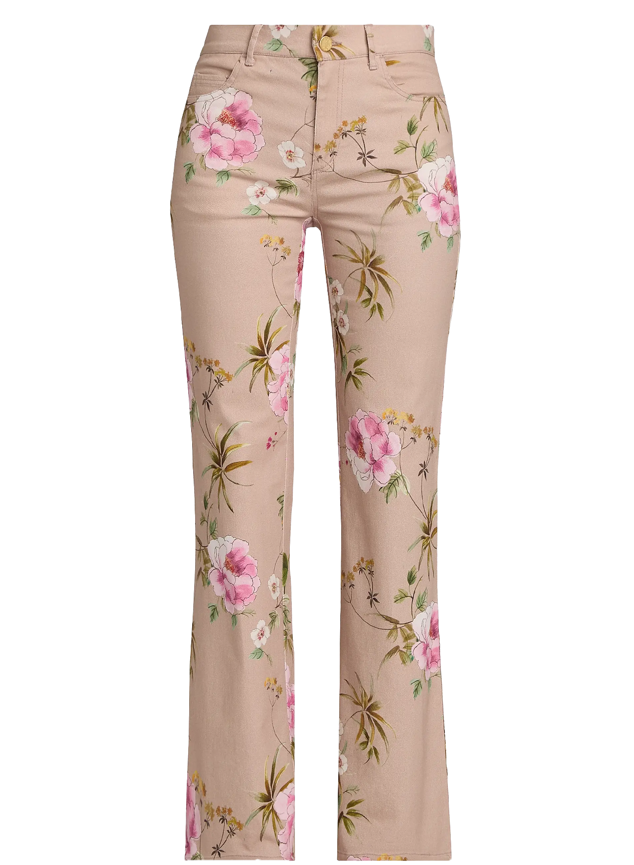 Leigh Flower Denim Pants