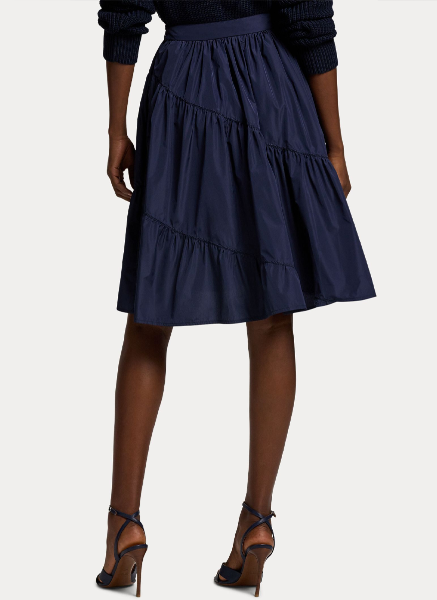 Kyle Featherweight Taffeta Skirt - Ralph Lauren Collection